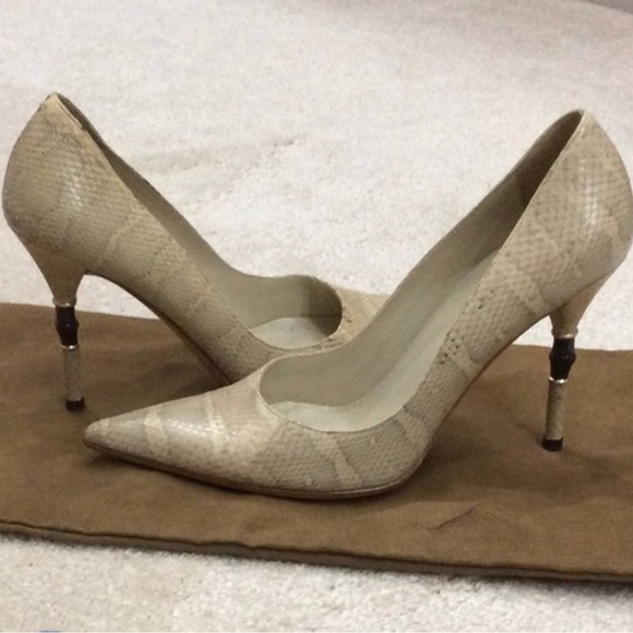 Authentic Gucci python pumps - Picture 3 of 6